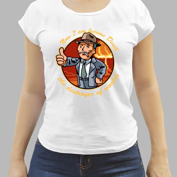 Camiseta Blanca Personalizada de Mujer Thumbnail