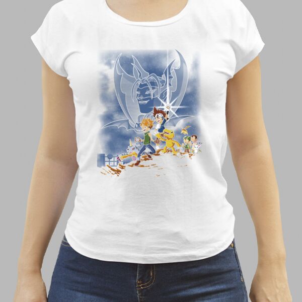 Camiseta Blanca Personalizada de Mujer Thumbnail