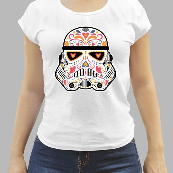 Camiseta Blanca Personalizada de Mujer Thumbnail