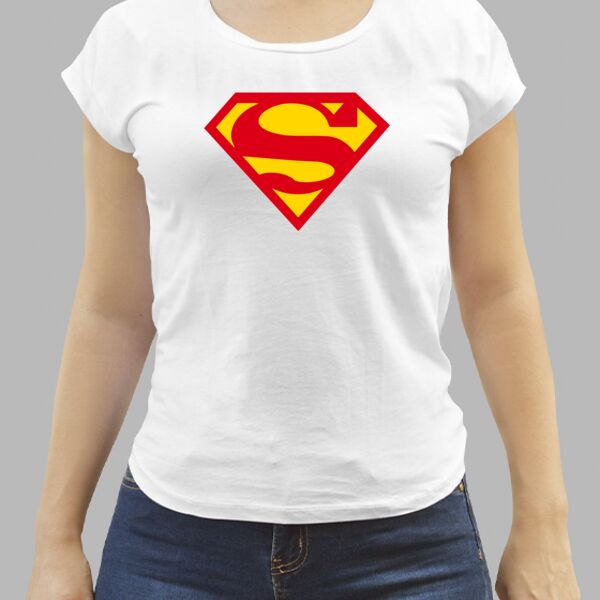 Camiseta Blanca Personalizada de Mujer Thumbnail