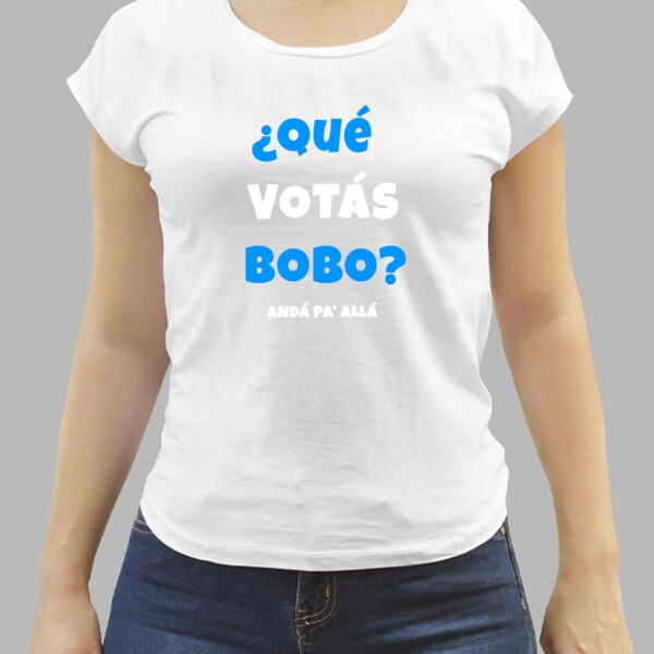 Camiseta Blanca Personalizada de Mujer Thumbnail