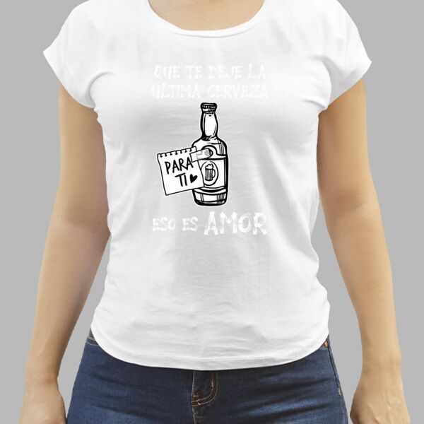 Camiseta Blanca Personalizada de Mujer Thumbnail