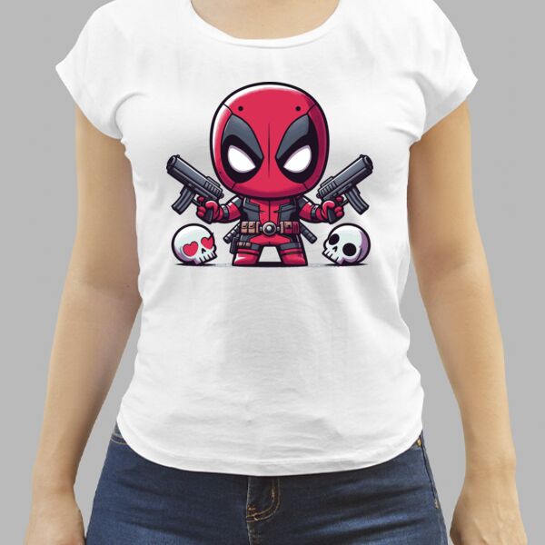 Camiseta Blanca Personalizada de Mujer Thumbnail