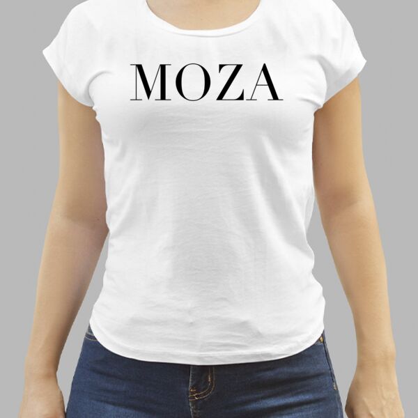 Camiseta Blanca Personalizada de Mujer Thumbnail