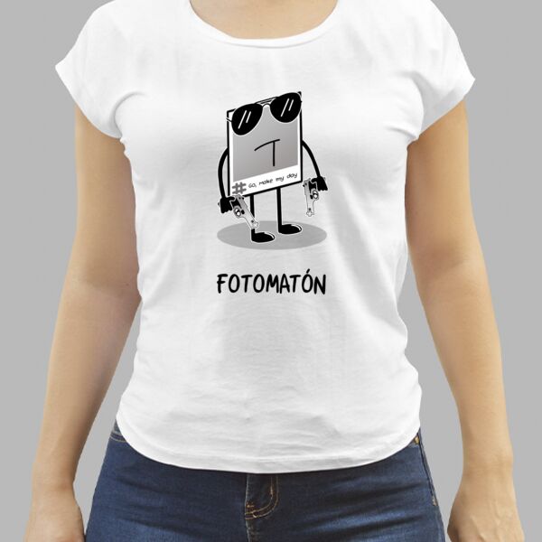 Camiseta Blanca Personalizada de Mujer Thumbnail