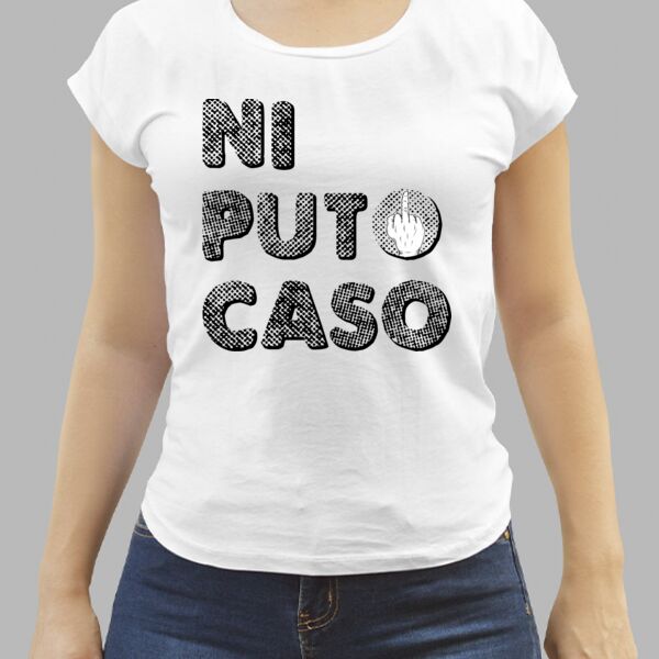 Camiseta Blanca Personalizada de Mujer Thumbnail