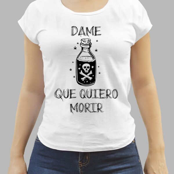 Camiseta Blanca Personalizada de Mujer Thumbnail