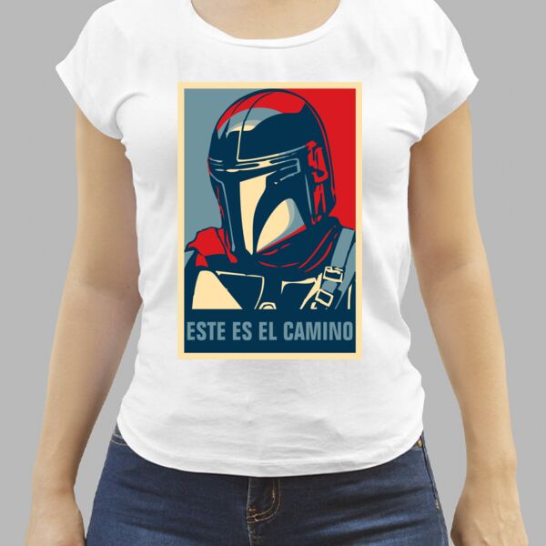 Camiseta Blanca Personalizada de Mujer Thumbnail