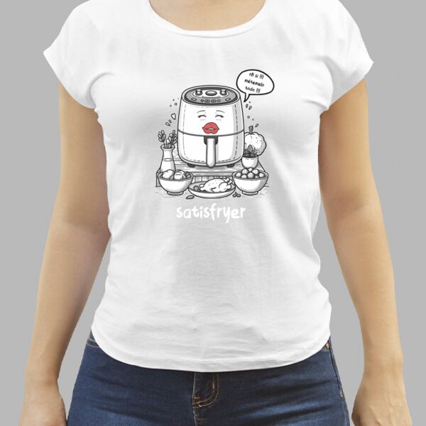 Camiseta Blanca Personalizada de Mujer Thumbnail