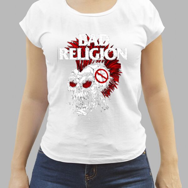 Camiseta Blanca Personalizada de Mujer Thumbnail