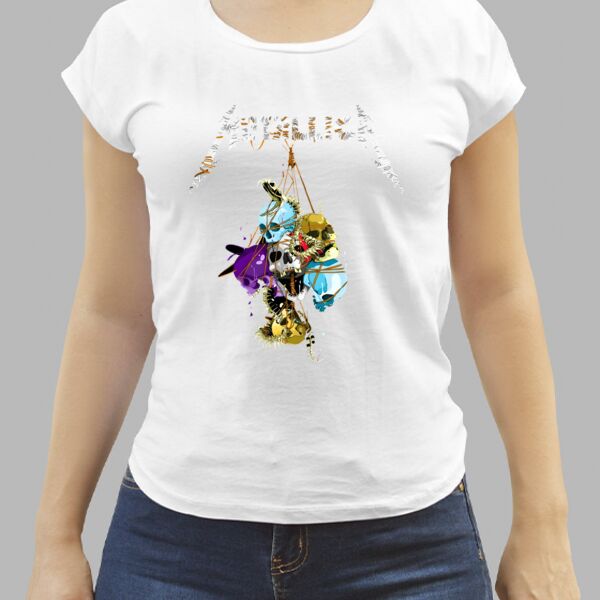 Camiseta Blanca Personalizada de Mujer Thumbnail