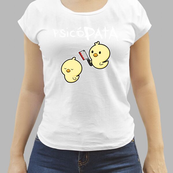 Camiseta Blanca Personalizada de Mujer Thumbnail