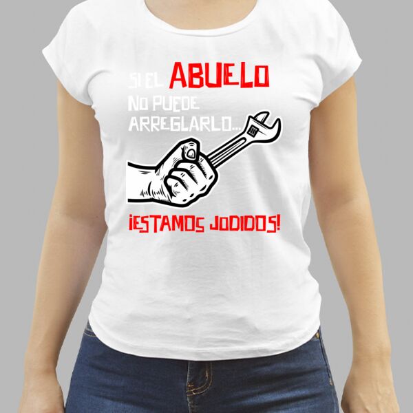 Camiseta Blanca Personalizada de Mujer Thumbnail