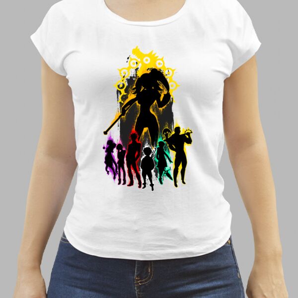 Camiseta Blanca Personalizada de Mujer Thumbnail