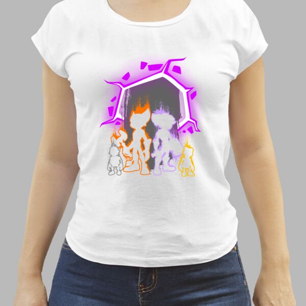 Camiseta Blanca Personalizada de Mujer Thumbnail