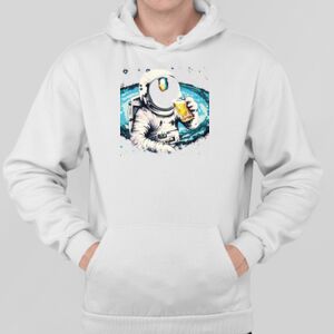 Sudadera Blanca Personalizada con Capucha Thumbnail