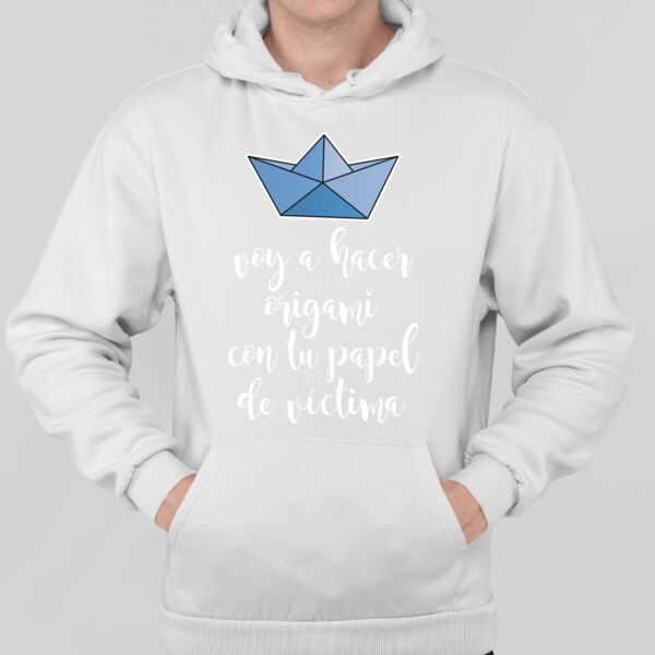 Sudadera Blanca Personalizada con Capucha Thumbnail