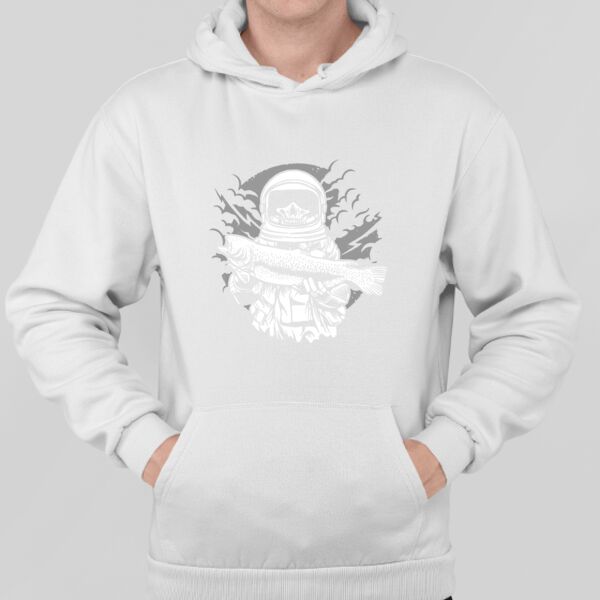 Sudadera Blanca Personalizada con Capucha Thumbnail