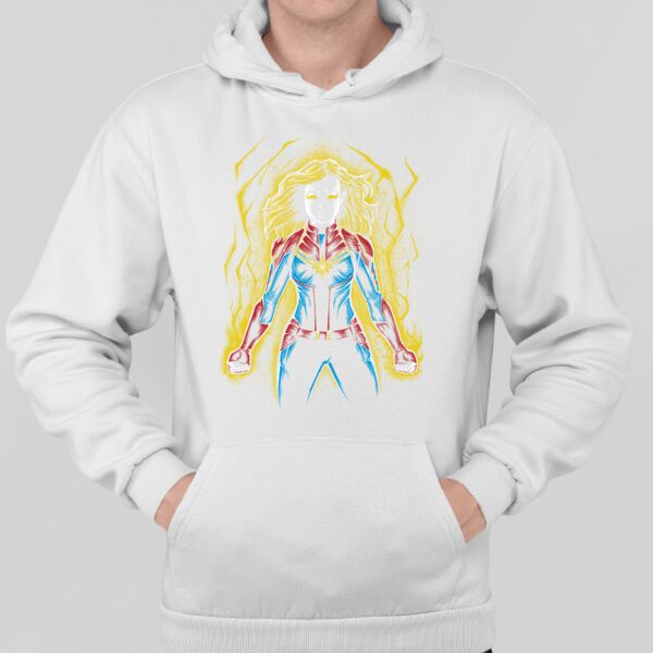 Sudadera Blanca Personalizada con Capucha Thumbnail