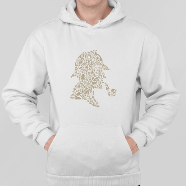 Sudadera Blanca Personalizada con Capucha Thumbnail