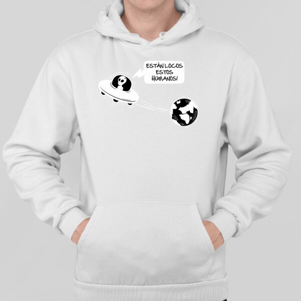 Sudadera Blanca Personalizada con Capucha Thumbnail