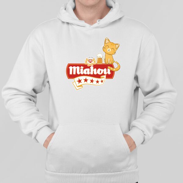 Sudadera Blanca Personalizada con Capucha Thumbnail