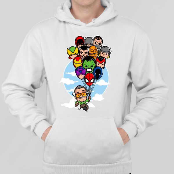 Sudadera Blanca Personalizada con Capucha Thumbnail