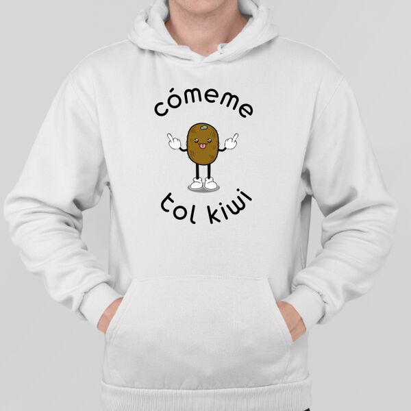 Sudadera Blanca Personalizada con Capucha Thumbnail