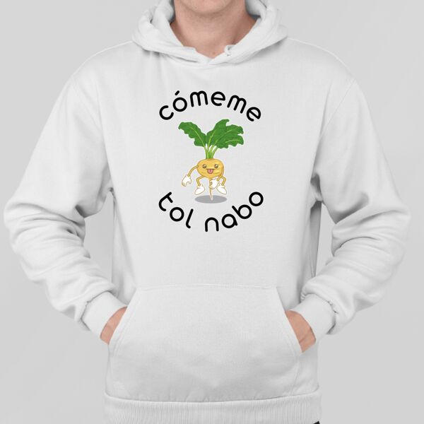 Sudadera Blanca Personalizada con Capucha Thumbnail