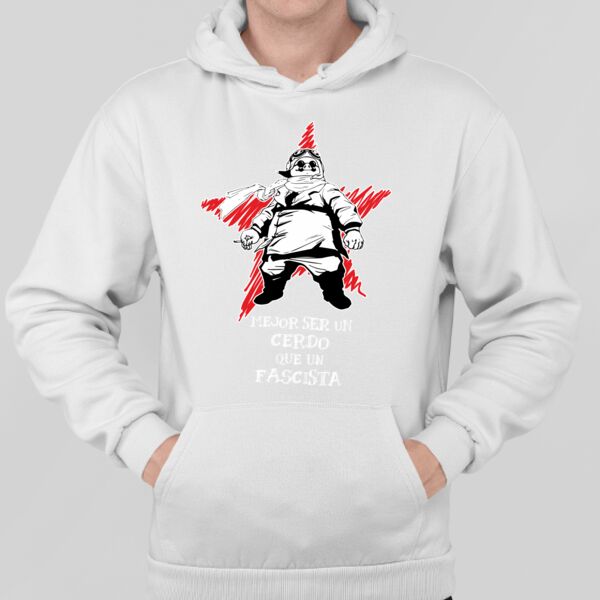 Sudadera Blanca Personalizada con Capucha Thumbnail