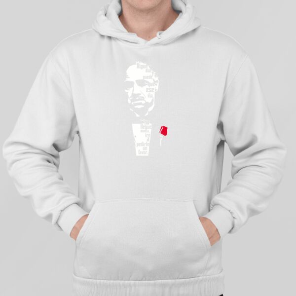 Sudadera Blanca Personalizada con Capucha Thumbnail