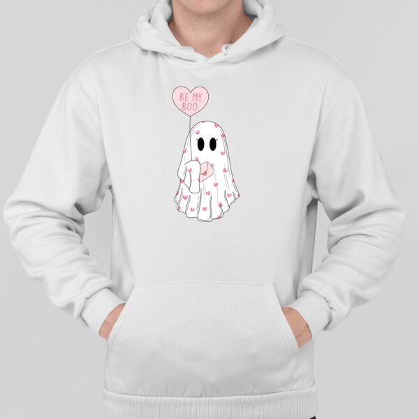 Sudadera Blanca Personalizada con Capucha Thumbnail