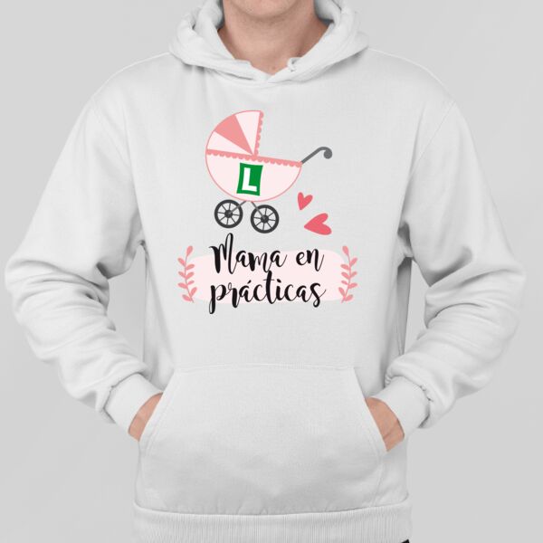 Sudadera Blanca Personalizada con Capucha Thumbnail