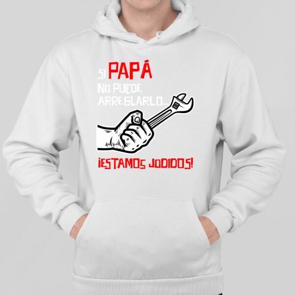 Sudadera Blanca Personalizada con Capucha Thumbnail