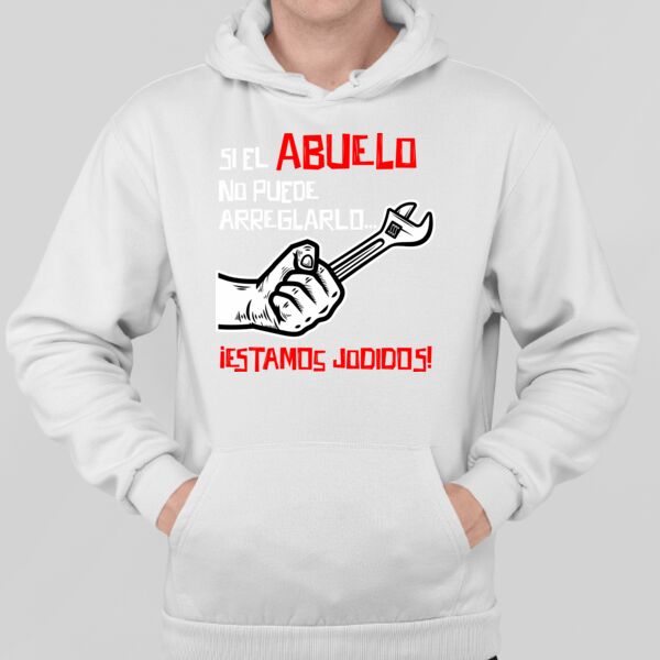 Sudadera Blanca Personalizada con Capucha Thumbnail