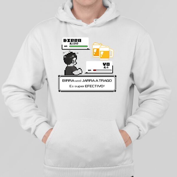 Sudadera Blanca Personalizada con Capucha Thumbnail